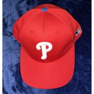 Team MLB Oc Sports‎ Cap Hat Philadelphia Phillies Red And White One Size Fits